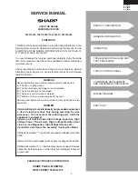 Preview for 5 page of Sharp R-2110JK Service Manual