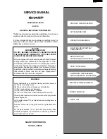 Preview for 3 page of Sharp R-211A Service Manual