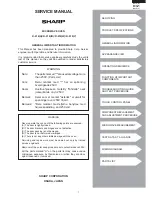 Preview for 3 page of Sharp R-216(G) Service Manual