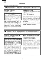 Preview for 4 page of Sharp R-216(G) Service Manual