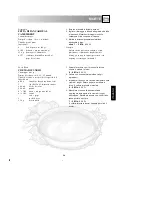 Preview for 69 page of Sharp R-216 Operation Manual With Cookbook