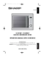 Sharp R-21FBST Operation Manual With Cookbook preview