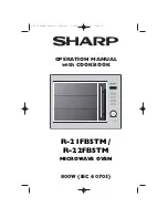 Preview for 1 page of Sharp R-21FBSTM Operation Manual With Cookbook