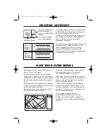 Preview for 9 page of Sharp R-21FBSTM Operation Manual With Cookbook