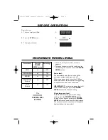 Preview for 10 page of Sharp R-21FBSTM Operation Manual With Cookbook