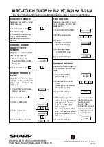 Preview for 24 page of Sharp R-21HC Operation Manual