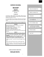 Preview for 5 page of Sharp R-21JCA-F Service Manual