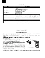 Preview for 6 page of Sharp R-21JCA-F Service Manual