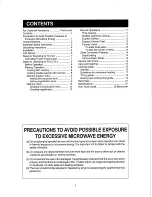 Preview for 2 page of Sharp R-21LC Operation Manual