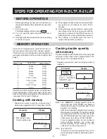 Preview for 9 page of Sharp R-21LCF - Oven Microwave 1000 W Operation Manual