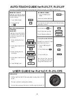 Preview for 23 page of Sharp R-21LCF - Oven Microwave 1000 W Operation Manual