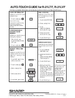 Preview for 24 page of Sharp R-21LCF - Oven Microwave 1000 W Operation Manual