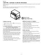 Preview for 4 page of Sharp R-21LCF - Oven Microwave 1000 W Service Manual