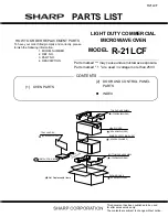 Preview for 33 page of Sharp R-21LCF - Oven Microwave 1000 W Service Manual