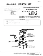 Preview for 37 page of Sharp R-21LTF - Oven Microwave 1000 W Service Manual