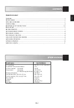 Preview for 3 page of Sharp R-2235H(G) Operation Manual