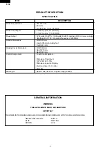 Preview for 4 page of Sharp R-2275 Service Manual