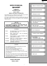 Preview for 3 page of Sharp R-2277 Service Manual