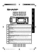 Sharp R-22AM Operation Manuall предпросмотр