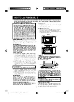 Предварительный просмотр 58 страницы Sharp R-22AM Operation Manuall