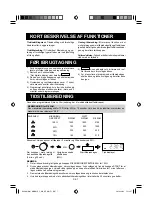 Предварительный просмотр 72 страницы Sharp R-22AM Operation Manuall