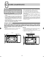 Предварительный просмотр 23 страницы Sharp R-22AMM Operation Manual