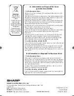 Предварительный просмотр 28 страницы Sharp R-22AMM Operation Manual