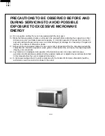 Preview for 2 page of Sharp R-22GT Service Manual