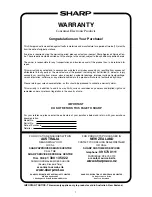 Preview for 2 page of Sharp R-230F Operation Manual