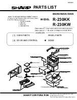 Preview for 35 page of Sharp R-230KK Service Manual