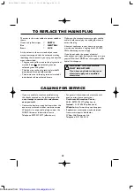 Preview for 40 page of Sharp R-238A Operation Manual With Cookbook