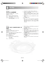 Preview for 58 page of Sharp R-239-A Operation Manual With Cookbook