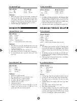 Preview for 58 page of Sharp R-240F Operation Manual And Recipes