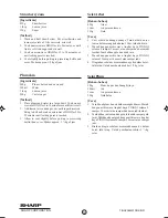 Preview for 60 page of Sharp R-240F Operation Manual And Recipes