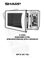 Preview for 1 page of Sharp R-242M Operation Manual With Cookbook