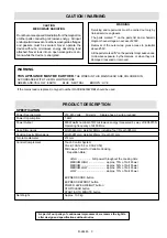 Preview for 3 page of Sharp R-244(B)M Service Manual