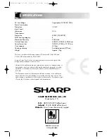 Preview for 36 page of Sharp R-244M Operation Manual With Cookbook