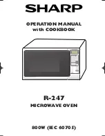 Sharp R-247 Operation Manual With Cookbook preview