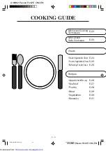 Preview for 54 page of Sharp R-247E Operation Manual And Cooking Manual