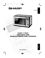 Sharp R-24ST Operation Manual With Cookbook preview