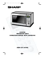 Sharp R-24STM Operation Manual With Cookbook preview