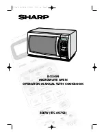 Preview for 1 page of Sharp R-254M Operation Manual With Cookbook