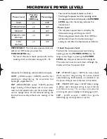 Preview for 9 page of Sharp R-259 Operation Manual With Cookbook