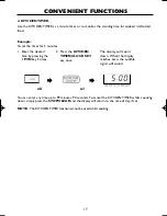 Preview for 19 page of Sharp R-259 Operation Manual With Cookbook