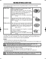 Preview for 24 page of Sharp R-259 Operation Manual With Cookbook