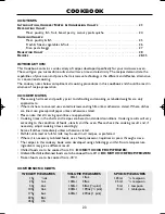 Preview for 25 page of Sharp R-259 Operation Manual With Cookbook