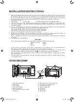 Предварительный просмотр 5 страницы Sharp R-25C1 Operation Manual And Recipes