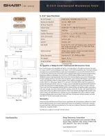 Preview for 2 page of Sharp R-25JT Brochure & Specs