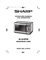 Sharp R-25STM Operation Manual With Cookbook preview