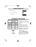 Preview for 9 page of Sharp R-25STM Operation Manual With Cookbook